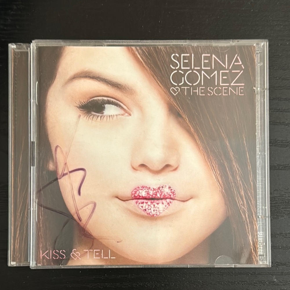 SIGNED Selena Gomez CD. KISS and Tell album